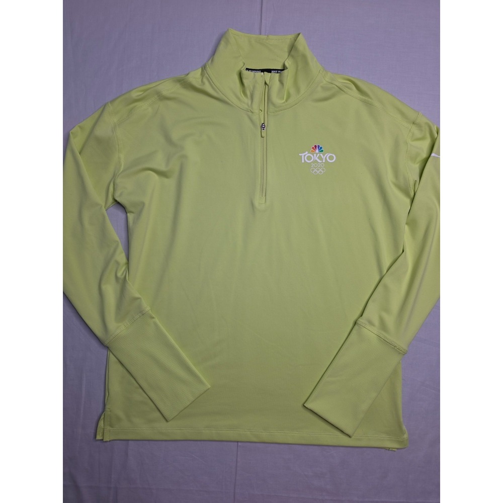 Nike Dri-Fit Tokyo 2020 Olympics Running Shirt Women's Small Green Athleisure